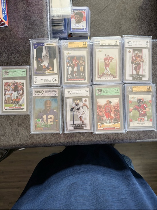 Other - 9 professionally graded rookie cards. Enjoy!
